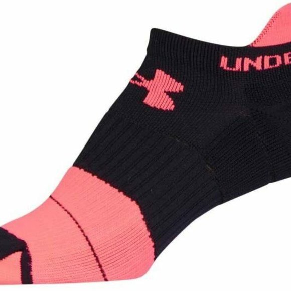 Under Armour Run Cushion Tab No Show Socks Color - Picture 2 of 2